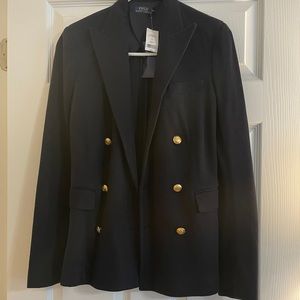 Ralph Lauren Double Breasted Blazer - navy